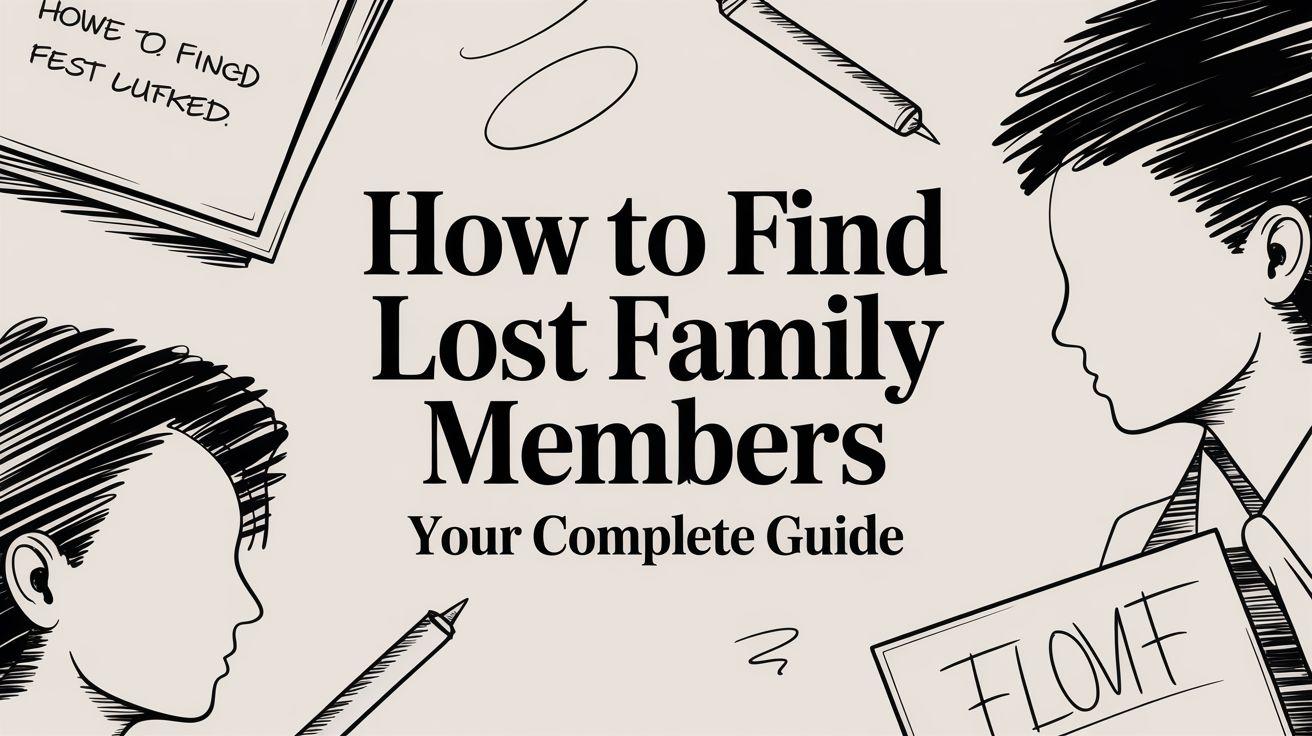 How to Find Lost Family Members Your Complete Guide