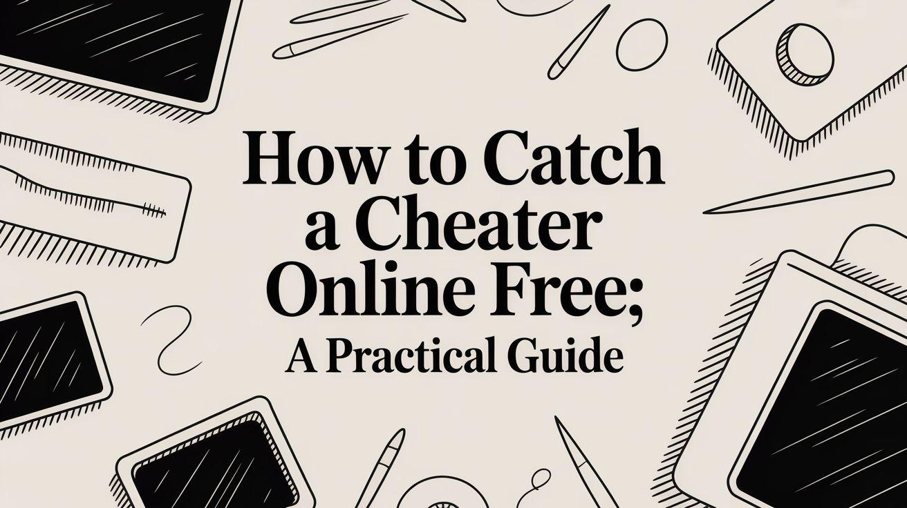 How to Catch a Cheater Online Free: A Practical Guide