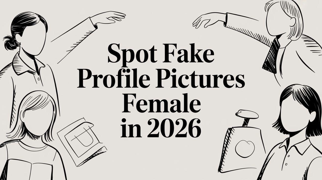 Spot Fake Profile Pictures Female in 2026