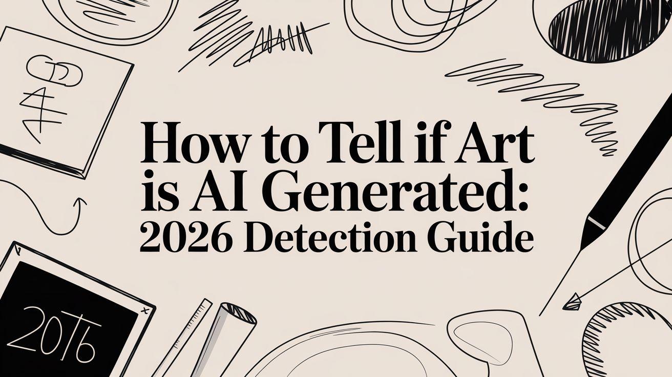 How To Tell If Art Is AI Generated: 2026 Detection Guide