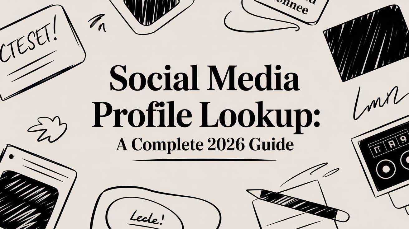 Social Media Profile Lookup: A Complete 2026 Guide