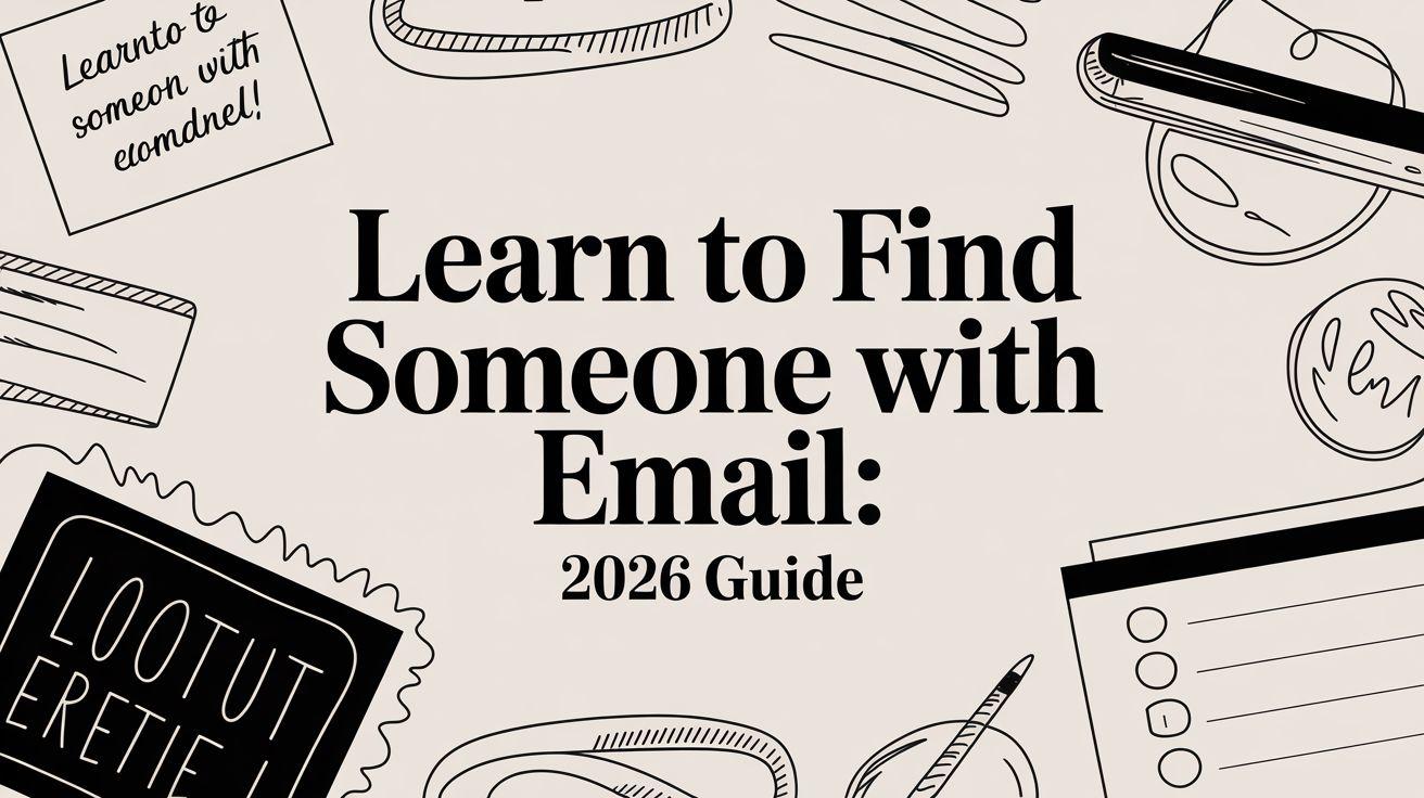 Learn to find someone with email: 2026 Guide