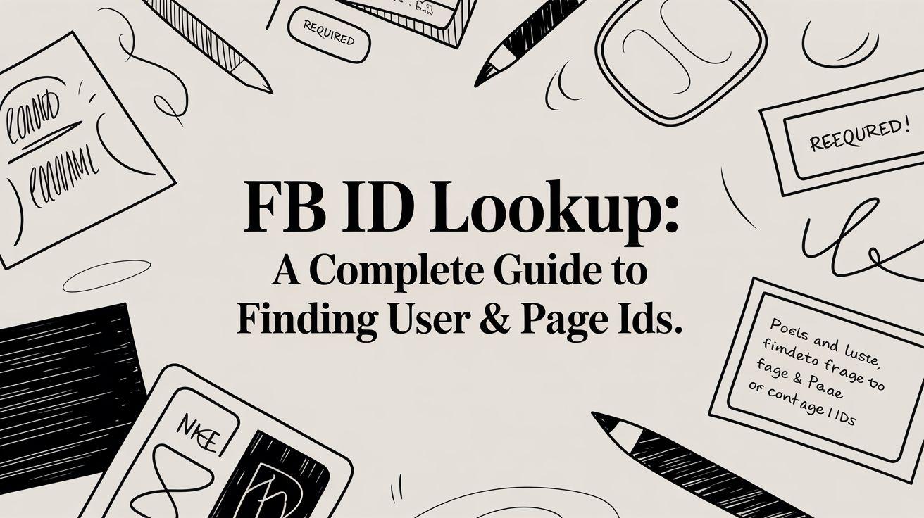 FB ID Lookup: A Complete Guide to Finding User & Page IDs