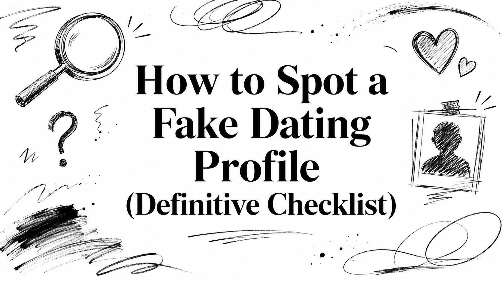 ¿Cómo detectar un perfil falso de citas (Lista de verificación definitiva)?